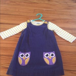 Mini Boden Pinnie with bodysuit